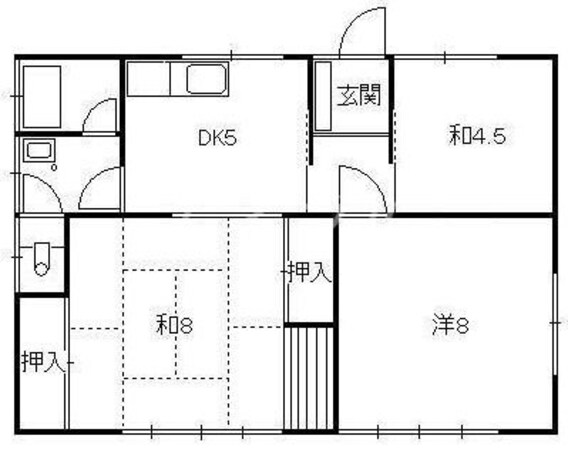 角南借家　の物件間取画像